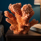 Resin Coral Sculpture, 7.1-Inch Coastal Home Decor - Image 6