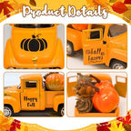 Thanksgiving Fall Decorations Indoor Farmhouse Vintage Metal Truck - Image 4