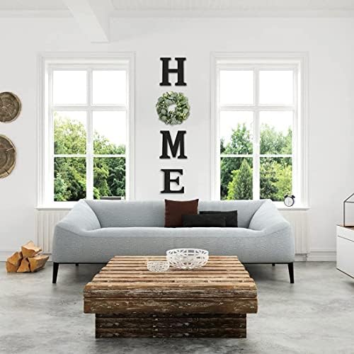 Pinkpum Wood Home Sign with Eucalyptus Wreath for O Home Decor Wall Decor - Image 2