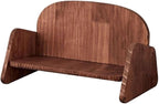 Bookcase Walnut Wooden Sofa Shaped Desk Organiser Organiser Shelf Simple Small by Unknown