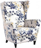 KRFOONN Wingback Chair Covers Slipcovers 2 Piece Stretch Wing Chair Covers - Image 8