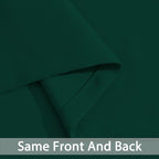 Yakamok Dark Green Room Darkening Window Curtains 52x36 Inch - Image 4