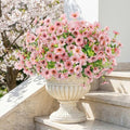 ATTGREAT Artificial Flowers for Outdoors UV Resistant, 12 Bundles(Pink) by WelcometoAttgreatWeHaveAlwaysFirmlyBelievedEndlessBloomsEndlessCreativity