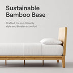 Nectar Bamboo Platform Bed Frame & Headboard - Image 4