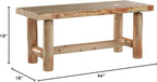 Live Edge Log Rustic Coffee Table - Image 3