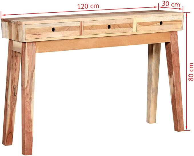 SKM Console Table Solid Reclaimed Wood - Image 7