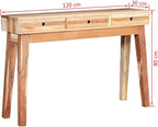 SKM Console Table Solid Reclaimed Wood - Image 7