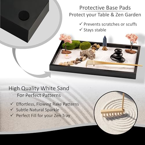 Island Falls Home Zen Garden Kit for Desk, Mini Zen Garden 11x8in Decor - Image 4