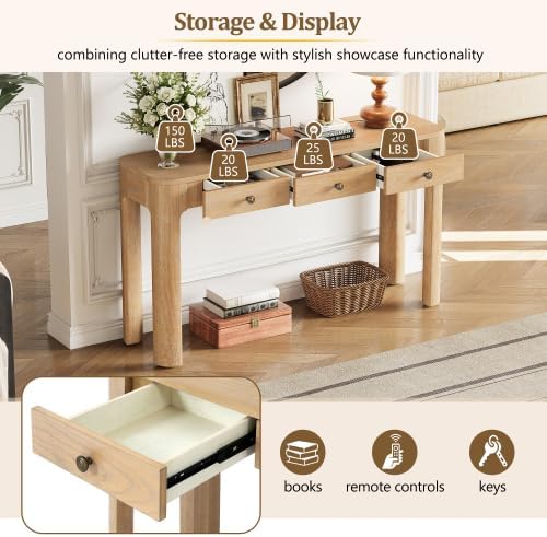 Bellemave 52" Rustic Console Table - Image 5