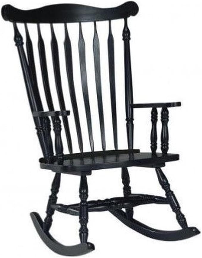 International Concepts Williamsburg Rocker Antique Black by InternationalConcepts