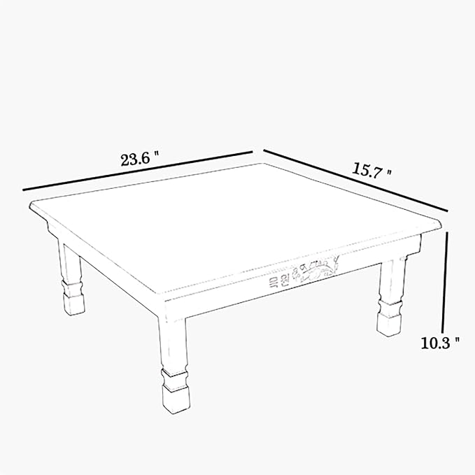 Computer Desk, Vanity Desk, Bedside Tables, Korean Solid Folding Low Table - Image 3