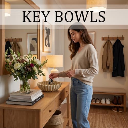 Decorative Bowls for Home Decor (Sandstone, 7.9''x 3'') - Image 5