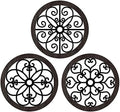Blulu 3 Pcs Thicken Rustic Wall Decor, Wood Hanging Decor, Classic Style by Blulu