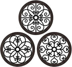 Blulu 3 Pcs Thicken Rustic Wall Decor, Wood Hanging Decor, Classic Style by Blulu
