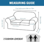 H.VERSAILTEX 3 Piece Stretch Sofa Covers - Image 2