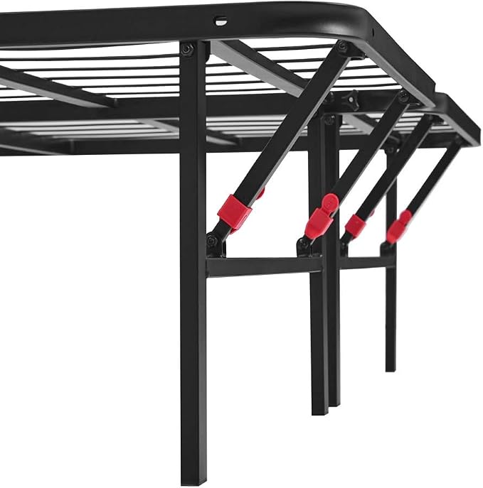Amazon Basics Bed Frame with Ample Underbed Storage, Foldable Metal Platform - Image 9
