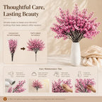Mandy's 6 Bundles Artificial Light Brown Baby’s Breath Flowers - Image 6