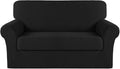 Turquoize Stretch Sofa Slipcover 2 Pieces Sofa Cover Couch Cover by Turquoize