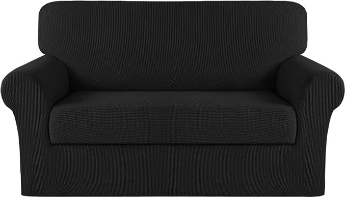 Turquoize Stretch Sofa Slipcover 2 Pieces Sofa Cover Couch Cover by Turquoize