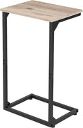 AMHANCIBLE C Shaped End Tables, Couch Side Tables that Slide Under, TV Trays by AMHANCIBLE