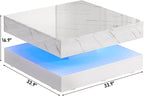 jiteentarou 33.9 Inch Modern LED Coffee Table - Image 2