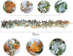 Fall Wreath Pumpkin Garland Thanksgiving Autumn Neutral Garlands Decoration - Image 3