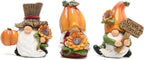 Hodao Thanksgiving Decorations Indoor - Resin Fall Gnome Figurines with Pumpkin and Sunflower, Harvest Autumn Table Decor, for Family and Friends, Holiday Thanksgiving Centerpiece by Hodao