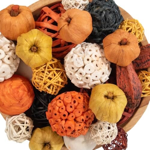 ANDALUCA Decorative Balls Orbs Bag (Pumpkin Orange) - Image 6