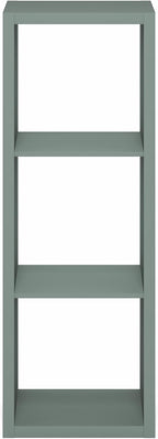 Furinno Cubicle Book Shelf, 3-Cube Bookshelf, Extra Thick Frame Horizontally & - Image 9