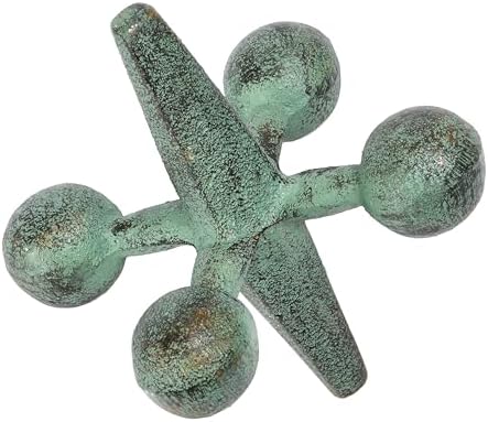 Creative Co-Op Cast Iron Jack Accent, Green - Image 5