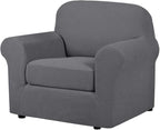 H.VERSAILTEX 2 Piece Chair Cover Stretch Furniture Cover/Armchair Protector by HVERSAILTEX
