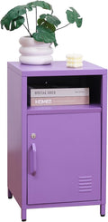 ALBAD Compact Metal Nightstand by Albad