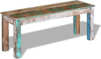 Gecheer Bench Solid Reclaimed Wood 43.3"x13.8"x17.7" - Image 4