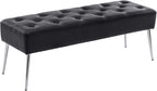 DUHOME Button-Tufted Ottoman Bench, Upholstered Bedroom Benches Footrest Stool by DuhomeElegantLifestyle