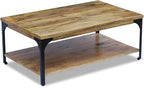 Solid Mango Wood Coffee Table - Image 3