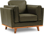 Valencia Artisan Leather Accent Chair, Full-Aniline Leather Upholstery - Image 5