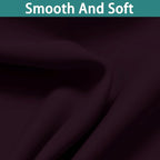 Yakamok Dark Purple 100% Blackout Curtains 84 Inches Long 52" Wide 2 Panels | - Image 8