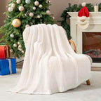 Snuggle Sac Buttery Ivory Throw Blanket - Image 2