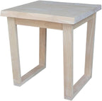 International Concepts Live Edge Solid Wood End Table by InternationalConcepts