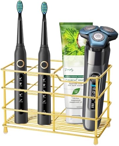 Electric Toothbrush Holders for Bathrooms 304 Stainless Steel Quick Drying by Urbanstrive