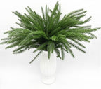 Artificial Norfolk Pine Branches 18 Inch, Fake Plastic Shrubs Greenery Realistic Plant Stems Real Touch Faux Pine Picks for Home Decor Vase Filler Indoor Outdoor Wreath DIY Christmas Decoration 4 Pack - Image 2