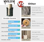 Bathroom Cup Dispenser 3 OZ, Ceramic Bathroom Cup Holder, Black - Image 2