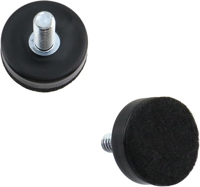 KUMGROT 1/4 Inch Furniture Leg Risers, Table Leg ExtendersWith Black Felt Pads - Image 3