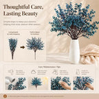 Mandy's 15 Bundles Artificial Teal Baby’s Breath Flowers - Image 6