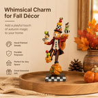 11.9"H Squirrel Figurines, Fall Table Centerpiece Shelf Home Decor - Image 6