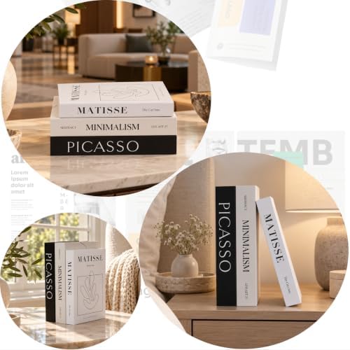 3 PCS Faux Decorative Books for Home Decor-Coffee Table Books Decor - Image 7