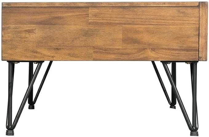 Pemberly Row Transitional Tanner 2PC Occasional Table Set, Light Walnut Finish - Image 4