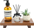 Acacia Wood Risers for Bathroom Tray Kitchen Counter Decor Sink Soap Dish by Renawe