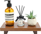 Acacia Wood Risers for Bathroom Tray Kitchen Counter Decor Sink Soap Dish by Renawe