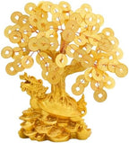 Feng Shui Money Tree Office Home Table Feng Shui Decoration Crystal Money Tree for Wealth and Good Luck by BWINKA